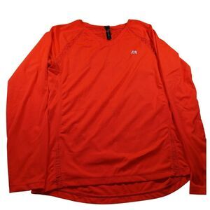 RBX Women's Orange Womens Dri-Fit Long Sleeve Athletic Shirt - Size Large